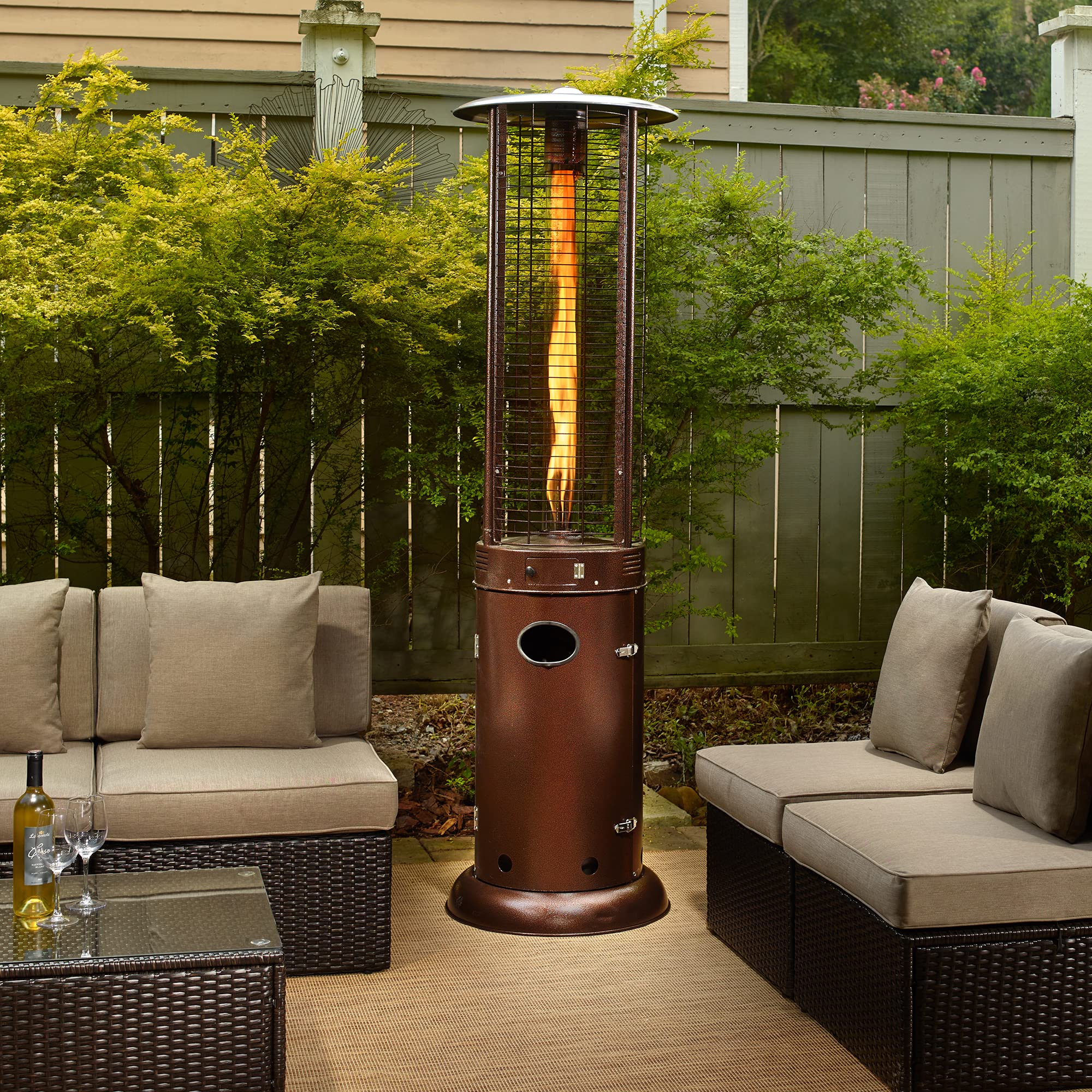 Realrespekt Cz Bali Outdoors Patio Heater Mondawe 48000-BTU Black